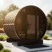 SaunaLife Model E8GB Ergo Series Outdoor Sauna Barrel Kit - image 2