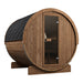 SaunaLife Model E8W Ergo Series Outdoor Sauna Barrel Kit, Rear Window