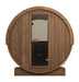SaunaLife Model E8W Ergo Series Outdoor Sauna Barrel Kit, Rear Window - image 3