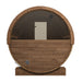 SaunaLife Model E8W Ergo Series Outdoor Sauna Barrel Kit, Rear Window - image 4