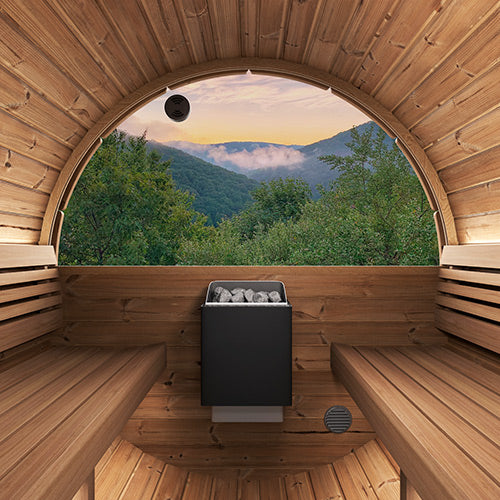SaunaLife Model E8WB Ergo Series Outdoor Sauna Barrel Kit - image 6