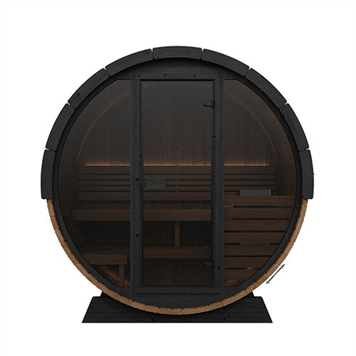 SaunaLife Model EE6G Ergo Elegance Series Outdoor Sauna Barrel Kit - image 3