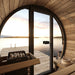 SaunaLife Model EE6G Ergo Elegance Series Outdoor Sauna Barrel Kit - image 8