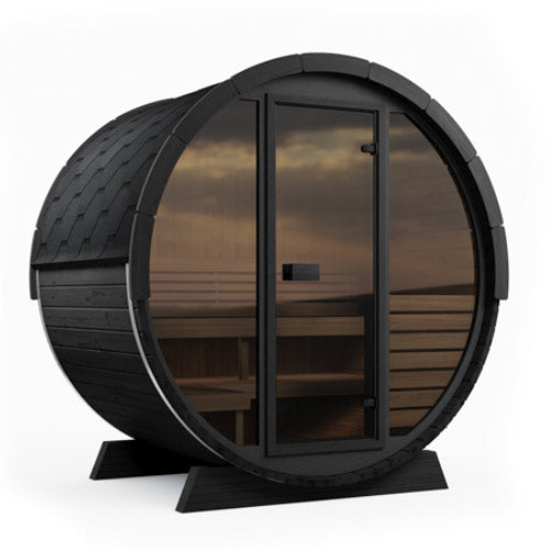 SaunaLife Model EE6GB Ergo Elegance Series Outdoor Sauna Barrel Kit
