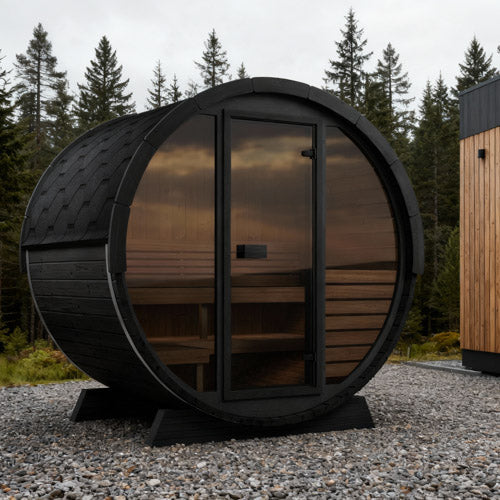 SaunaLife Model EE6GB Ergo Elegance Series Outdoor Sauna Barrel Kit - image 2