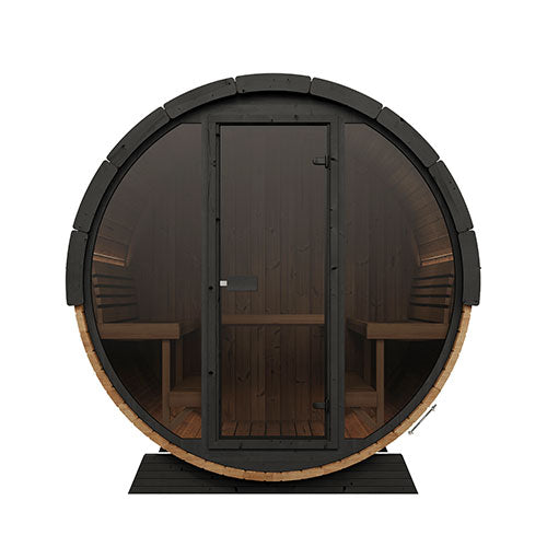 SaunaLife Model EE8G Ergo Elegance Series Outdoor Sauna Barrel Kit - image 3