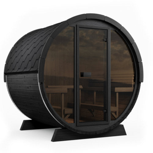 SaunaLife Model EE8GB Ergo Elegance Series Outdoor Sauna Barrel Kit