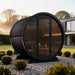SaunaLife Model EE8GB Ergo Elegance Series Outdoor Sauna Barrel Kit - image 2