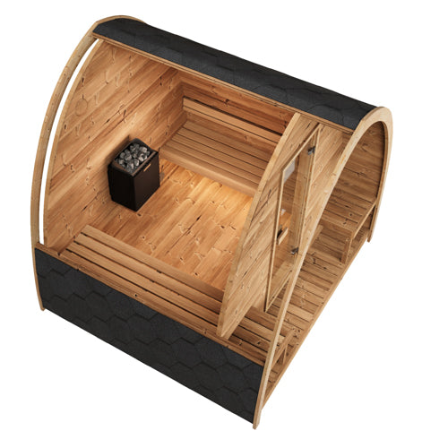 SaunaLife Model G3 Garden Series Outdoor Home Sauna Kit - image 6