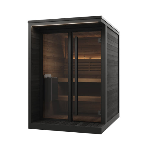 SaunaLife Model GL4B Garden Luxury Series Outdoor Home Sauna Kit, DIY