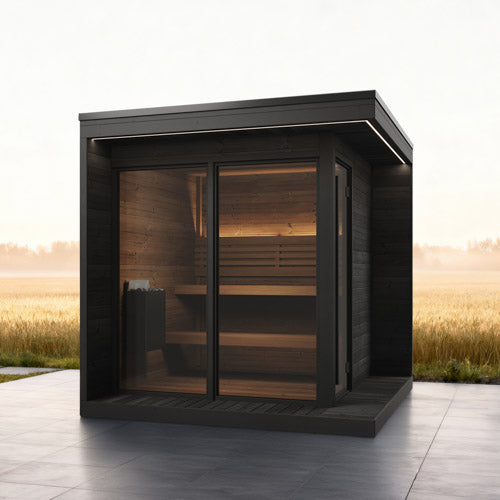 SaunaLife Model GL6B Garden Luxury Series Outdoor Home Sauna Kit, DIY - image 2