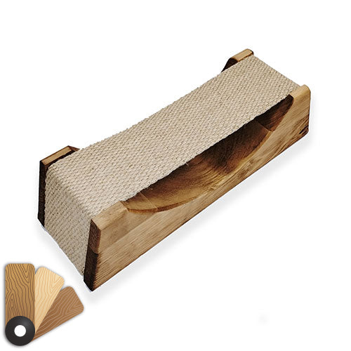 SaunaLife Headrest Sauna Headrest, Wood w/ Cloth Neck Support