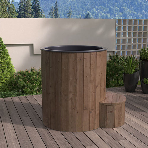 SaunaLife Model S1N Soak Series Home Cold/Hot Immersion Tub, Natural - image 5