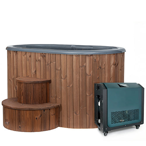 SaunaLife Model S2NC Package 2-Person Immersion Tub and Combination
