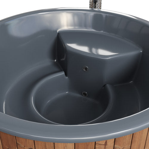 SaunaLife Model S6N Soak Series Home Wood-Burning Hot Tub, Natural - image 3
