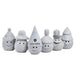 SaunaLife Stoney and Friends Sauna Gnomes, Carved Soapstone, Set of 6