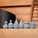 SaunaLife Stoney and Friends Sauna Gnomes, Carved Soapstone, Set of 6 - image 4
