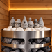 SaunaLife Stoney and Friends Sauna Gnomes, Carved Soapstone, Set of 6 - image 2