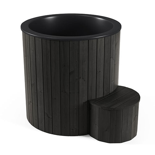 SaunaLife Model S1B Soak Series Home Cold/Hot Immersion Tub, Black
