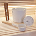 SaunaLife Essentials Set 2 Aluminum Sauna Bucket and Ladle Set w/ - image 3