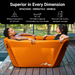 Icebound Essentials The Big Tex Endurance Plunge Tub — interior insulation