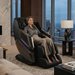 Titan TP-Epic 4D – 4D Massage Mechanism & SL massage chair upright in living-room setting