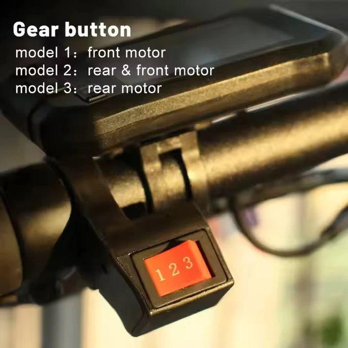 Core Electric Bike High Power Two Wheel Drive Dual 500w Motor Electric Folding Bike with 20x4.0 inch Fat Tires And Lithium Battery