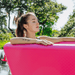 Icebound Essentials The Pink Endurance Plunge Tub — exterior finish