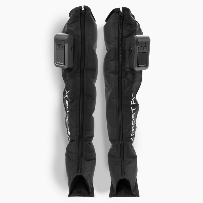 Icebound Essentials Recovery Wraps™, Wireless Compression Boots — in-use demonstration
