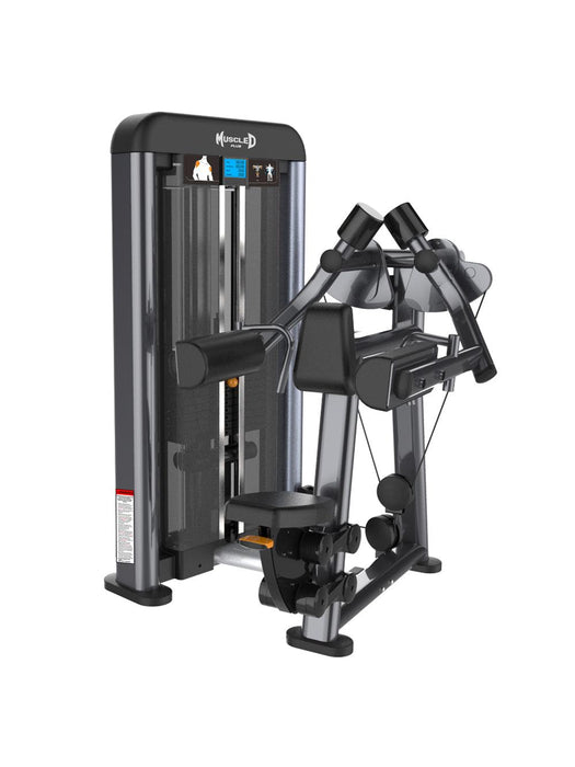 Muscle D Fitness Elite Plus Side Lateral -nCommercial Grade - Adjustable Seat - Pin Selectorized Shoulder - Traps Workout