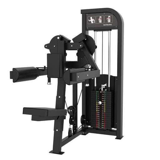Muscle D Fitness Excel Side Lateral - Selectorized Delt Raise - Gas Shock Assisted Seat Adjustment — front view