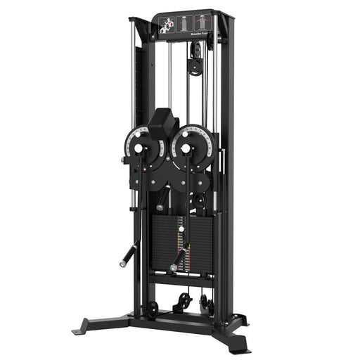 Muscle D Fitness Excel Multi-Flight Trainer - Adjustable height - Selectorized Shoulder / Chest Machine — front view