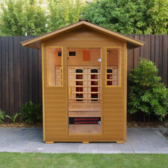 SunRay Grandby 3-Person Outdoor Far Infrared Sauna HL300D3 Grandby