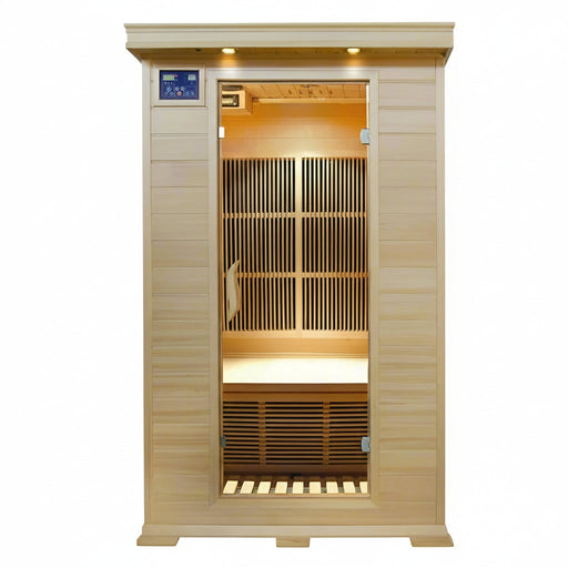 SunRay Saunas Evansport 2-Person Far Infrared Sauna HL200K2 — exterior view