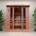 Sunray Charleston 4-Person Indoor Traditional Sauna Double Bench HL400TN — interior bench layout