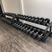 Muscle D Fitness Sweet 2-Tier Dumbbell Rack — weight load capacity