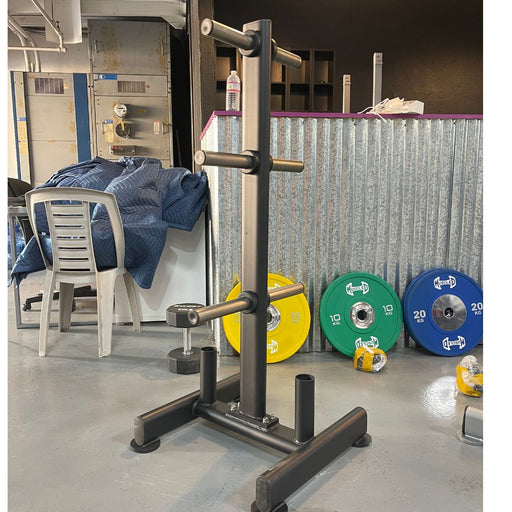 Muscle D Fitness Sweet Olympic Plate Tree — front view