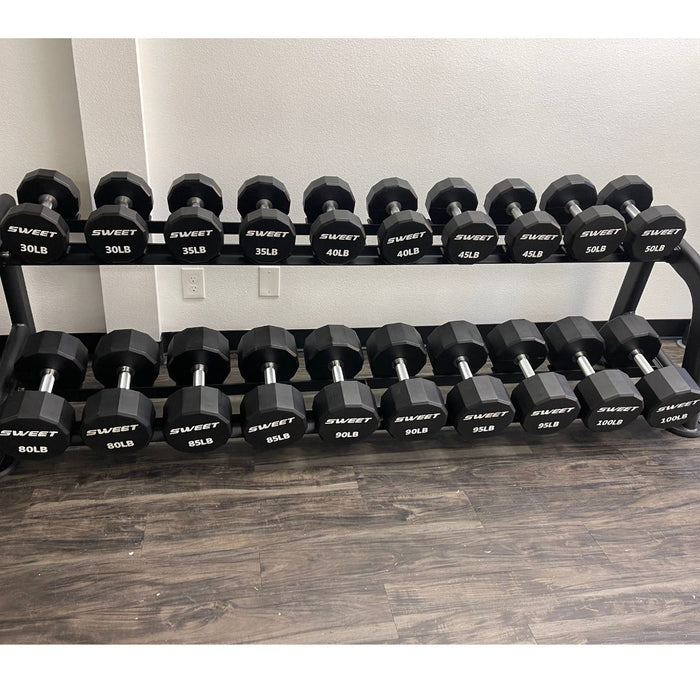 Sweet Dumbbell Set 5-100 lb (Rack sold seperately)