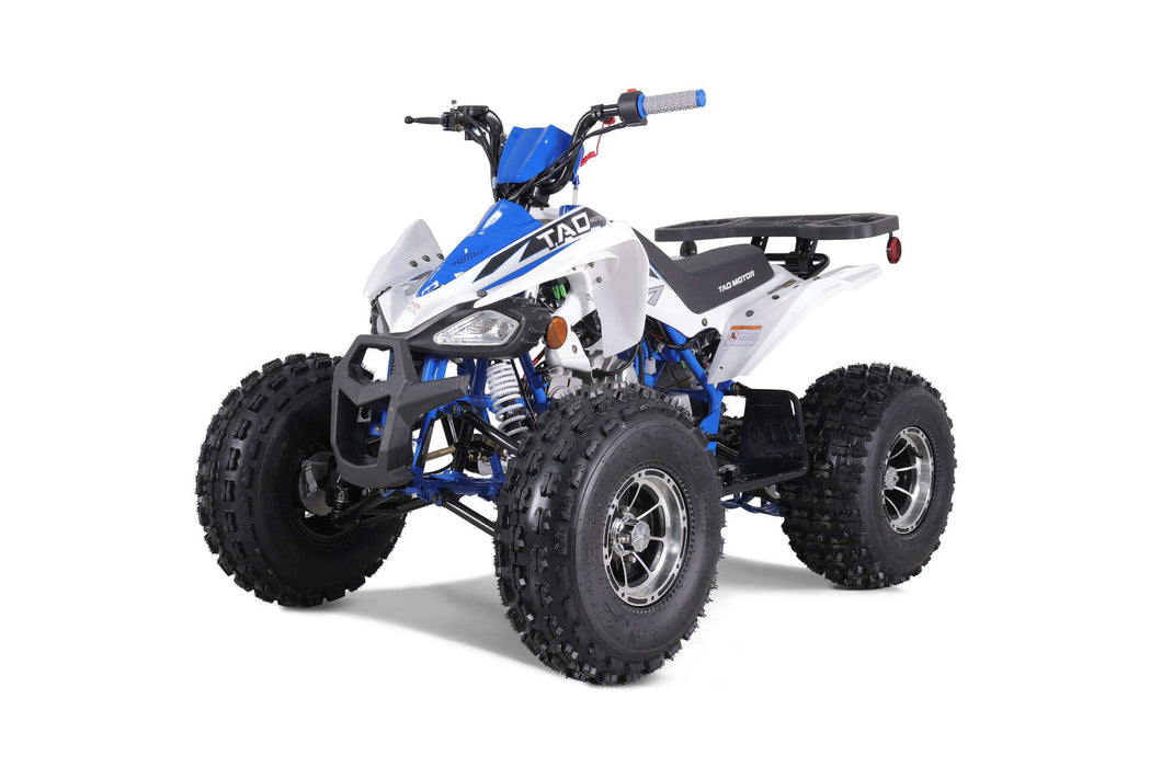 Tao Motor Cheetah Platinum, Youth ATV, 120cc, Chrome Rims, Automatic Trans with Reverse, Race Inspired Suspension, Chrome Rims, Powder Coated Color Matched Suspension
