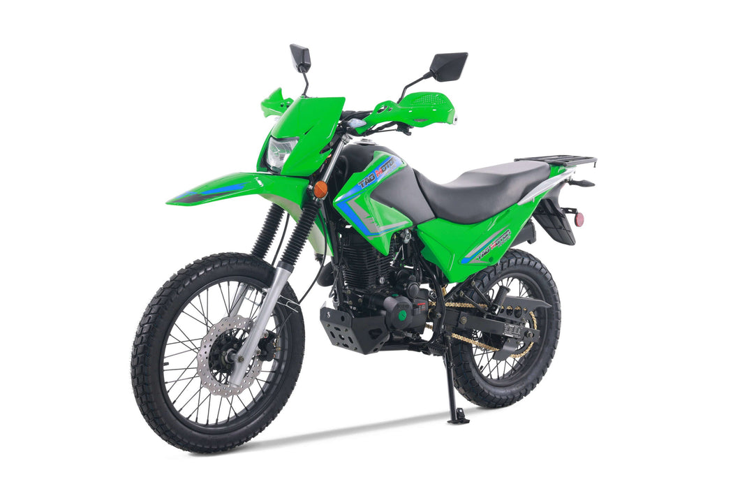 Tao Motor Dual Sport TBR7D, 250 5 speed manual, Electric Start, USB Charger