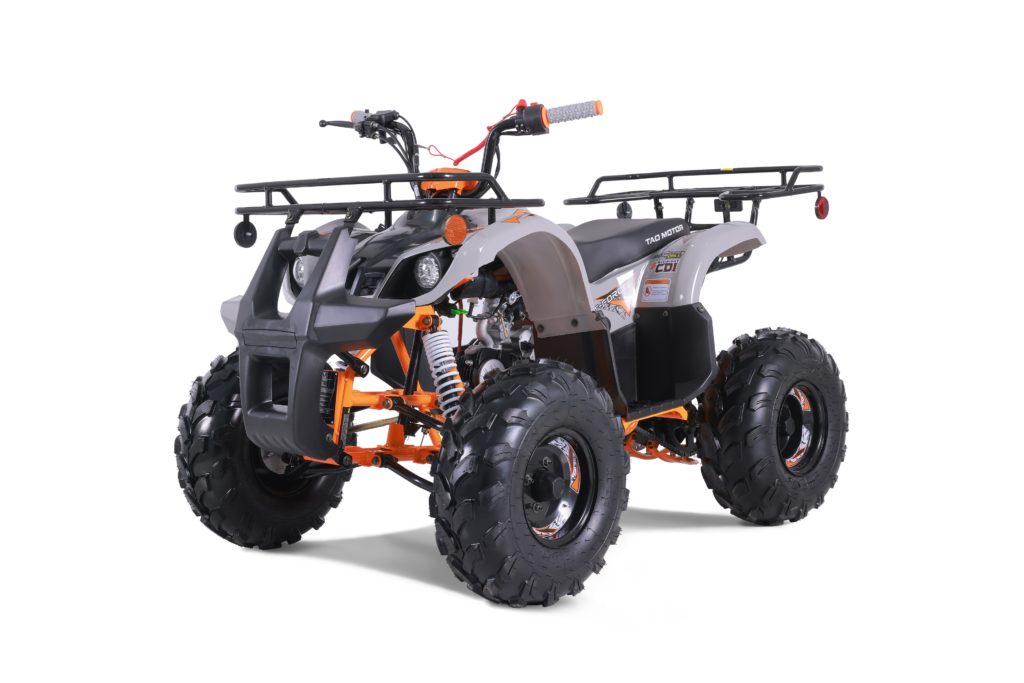 Tao Motor T Force T125, Mid Size ATV, Adjustable Shocks,  Electric Start,  Remote Engine Kill, 107 cc, Larger Sprocket, Automatic with Reverse