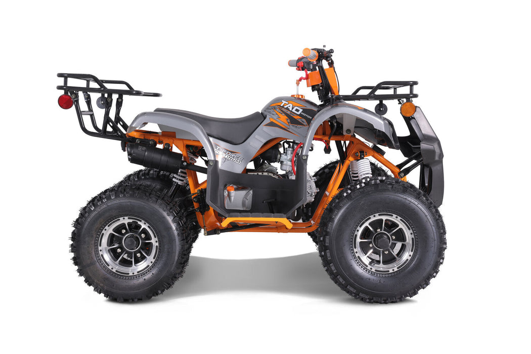 Tao Motor T Force Platinum DLX Chrome Rims, Adjustable Shocks, High Performance Ignition, Ignition Kill, Larger Frame, Speed Limiter, Automatic Transmission. Off road only. CA Legal
