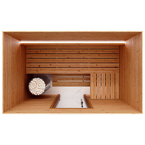 SaunaLife HST47 Luxury 4’ x 7’ Indoor Finnish Sauna Kit Precision - image 8
