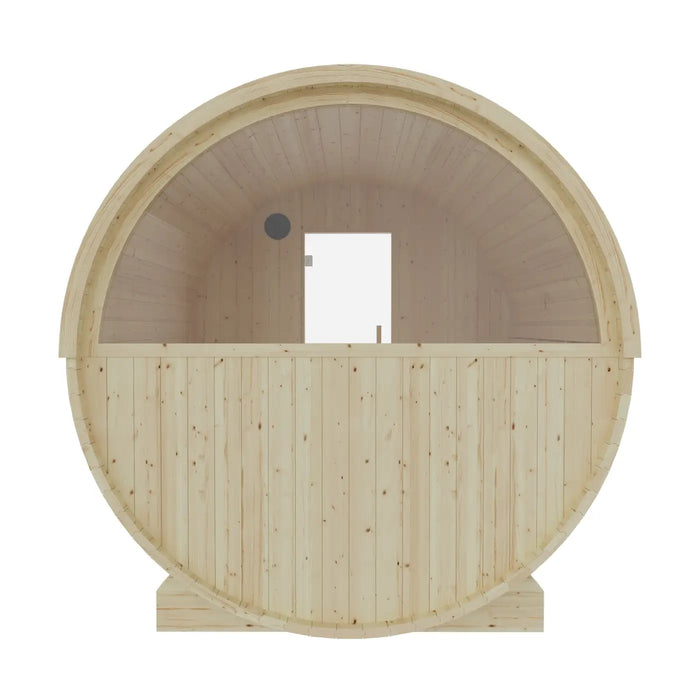 Finnish Sauna Builders Tampere Finnish Barrel Sauna with WiFi Heater - Finnish Sauna Builders — additional view 13
