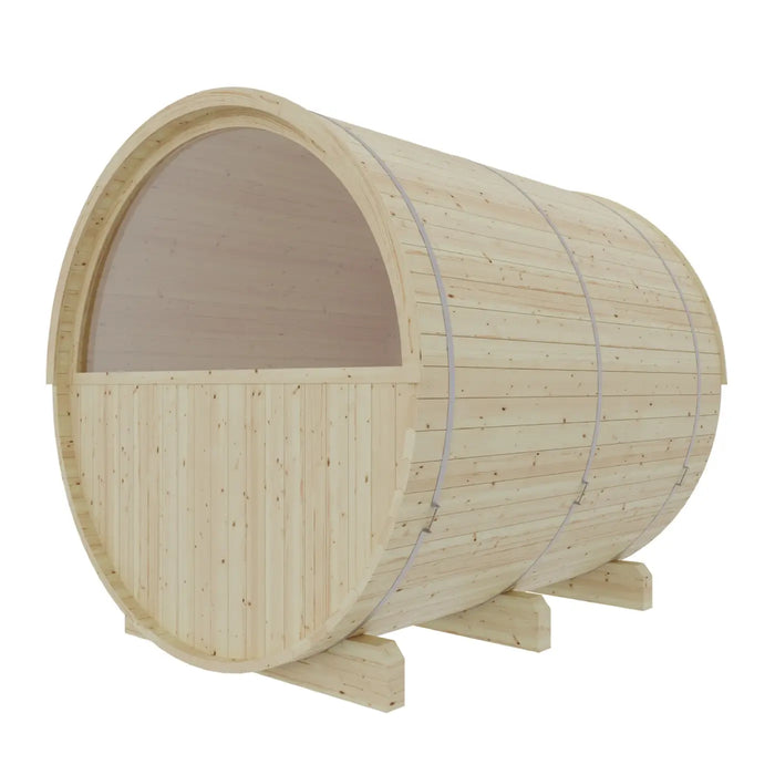 Finnish Sauna Builders Tampere Finnish Barrel Sauna with WiFi Heater - Finnish Sauna Builders — additional view 12