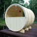 Finnish Sauna Builders Tampere Finnish Barrel Sauna with WiFi Heater - Finnish Sauna Builders — rear panel