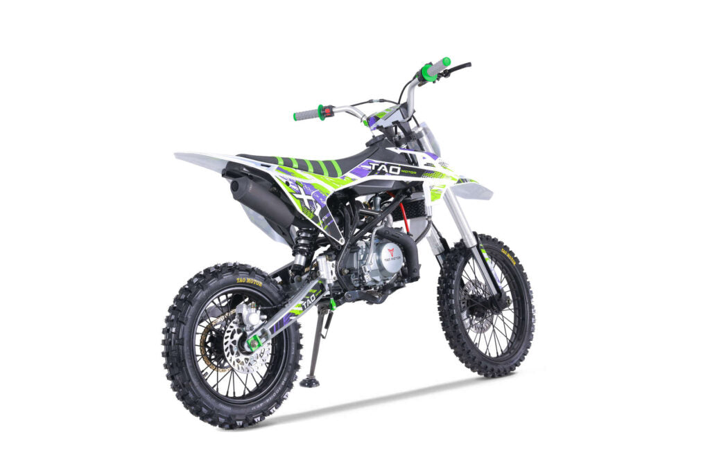Tao Motor DBX1, 140cc Twin Spar, Front and rear disk brakes, 4 speed manual trans. CA Legal (2022 Model Pre-Tariff Price)