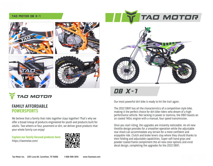 Tao Motor DBX1 Tao_ind_productbrochure_dbX1_final-02