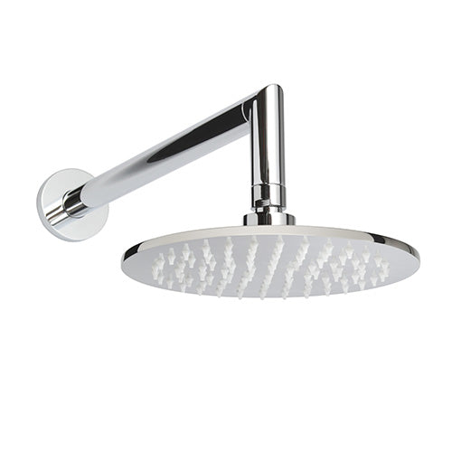 ThermaSol Round Rain Canopy Kit Rainhead w/Shower Arm, Round