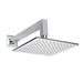 ThermaSol Square Rain Canopy Kit Rainhead w/Shower Arm, Square